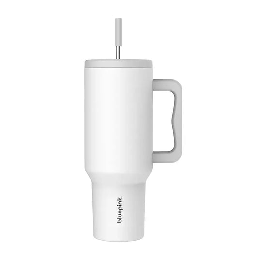 MILK WHITE 40oz Tumbler BluePink